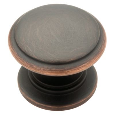 Liberty Hardware 1 1/4" Knob in Bronze With Copper Highlights