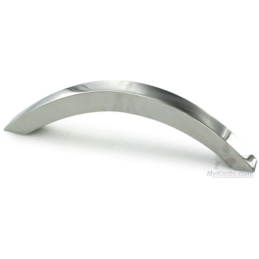 Linnea Hardware 3 3/4" Centers Arch Pull in Satin Stainless Steel