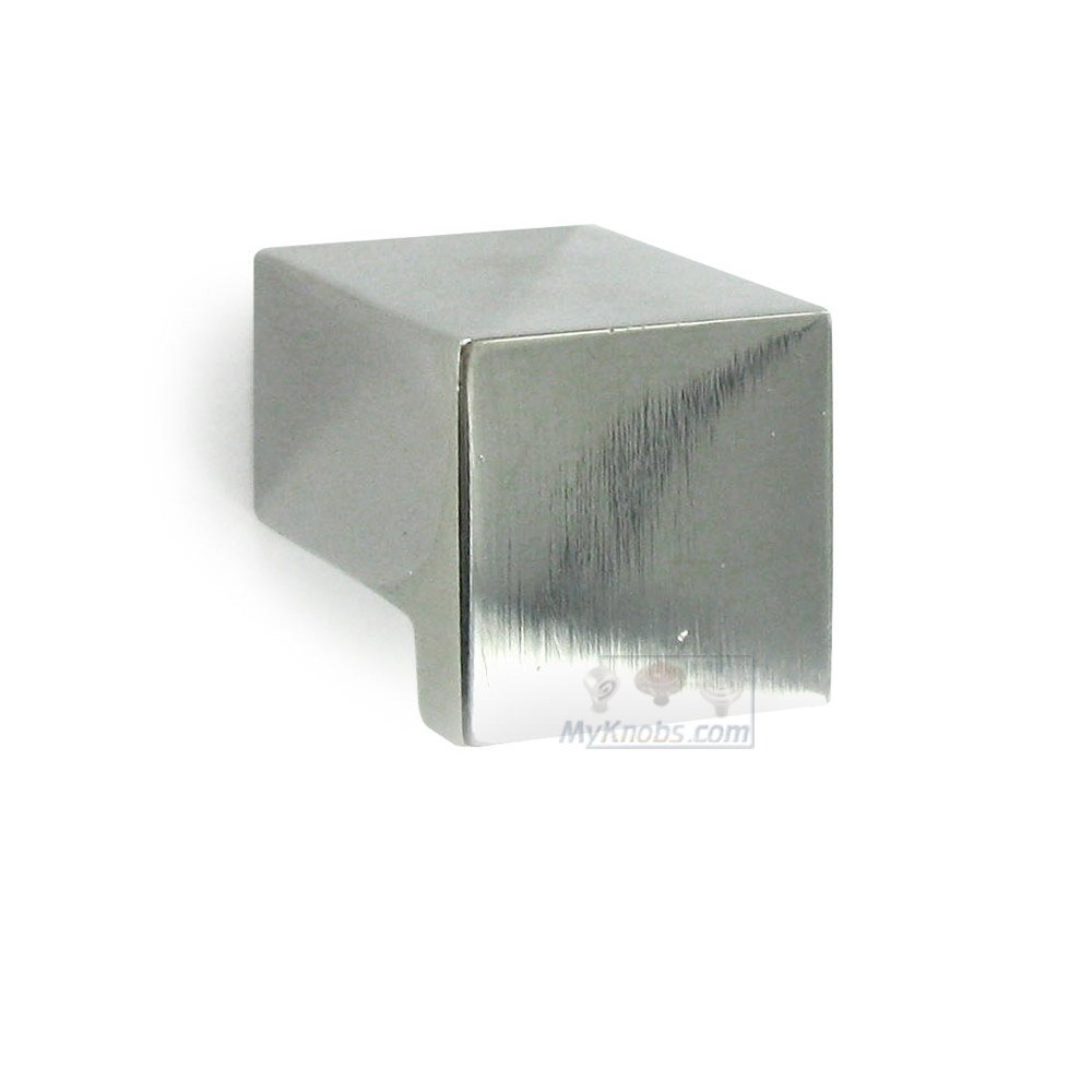 Linnea Hardware 1/2" Squared Lip Knob in Polished Stainless Steel