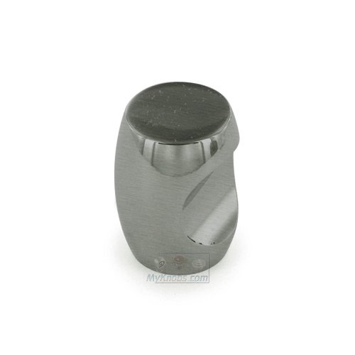Linnea Hardware 3/4" Diameter Barrel Thumbprint Knob in Satin Stainless Steel