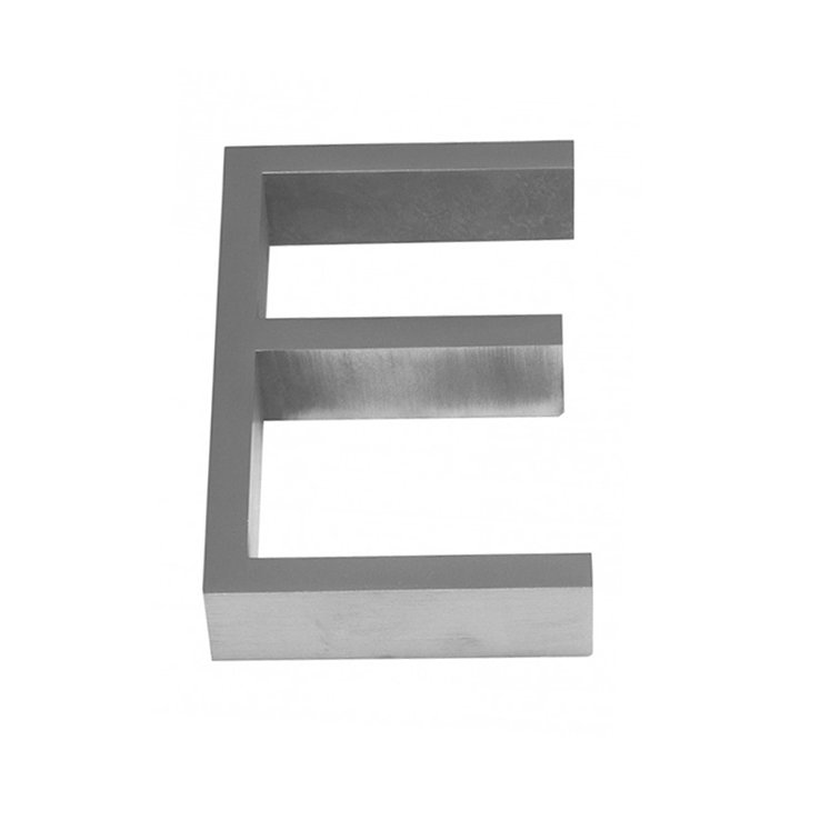 Linnea Hardware "E" House Letter in Satin Stainless Steel