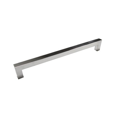 Linnea Hardware 23 5/8" Centers Through Bolt Squared End Oversized/Shower Door Pull in Polished Stainless Steel