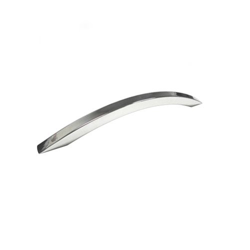 Linnea Hardware 12 5/8" Centers Through Bolt Arched Oversized/Shower Door Pull in Polished Stainless Steel