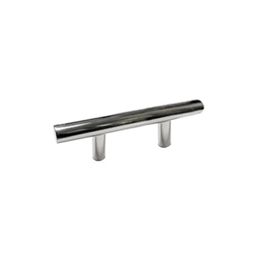 Linnea Hardware 7 7/8" Centers Surface Mounted European Bar Oversized Door Pull in Polished Stainless Steel