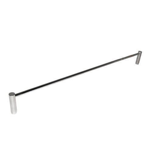 Linnea Hardware 23 5/8" Centers Round Towel Bar with Round Post in Polished Stainless Steel