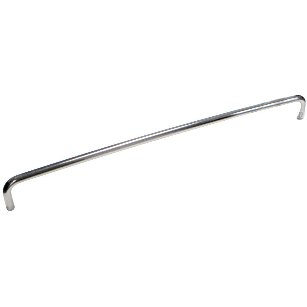 Linnea Hardware Charlotte 30 3/8" Round Towel Bar in Polished Stainless Steel
