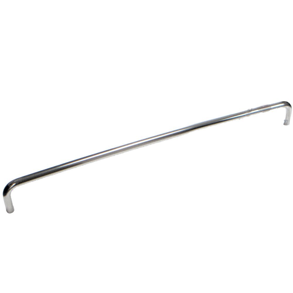 Linnea Hardware 23 5/8" Centers Round Towel Bar in Polished Stainless Steel