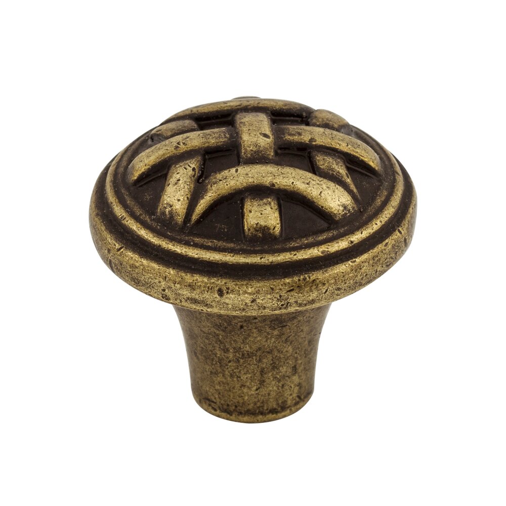 Top Knobs Celtic 1" Diameter Mushroom Knob in German Bronze