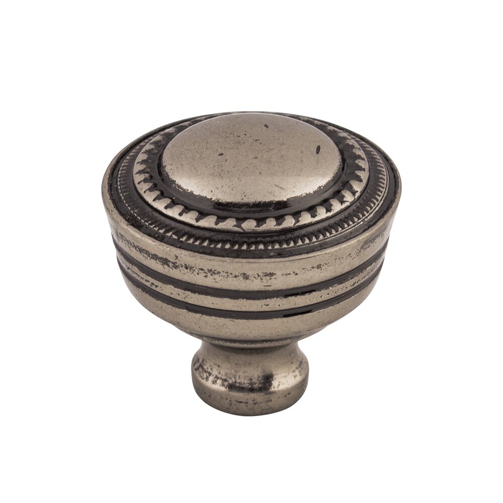 Top Knobs Contessa 1 1/4" Diameter Mushroom Knob in Pewter Antique