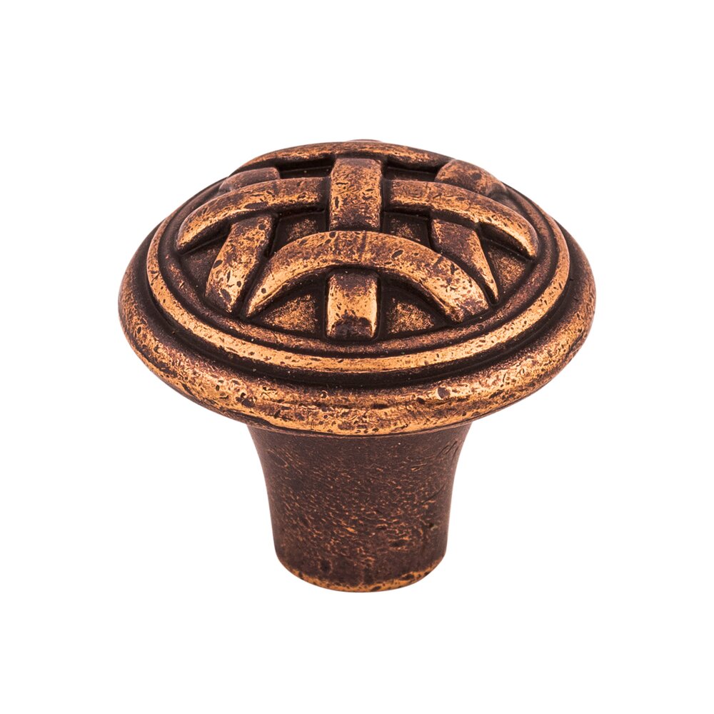 Top Knobs Celtic 1" Diameter Mushroom Knob in Old English Copper