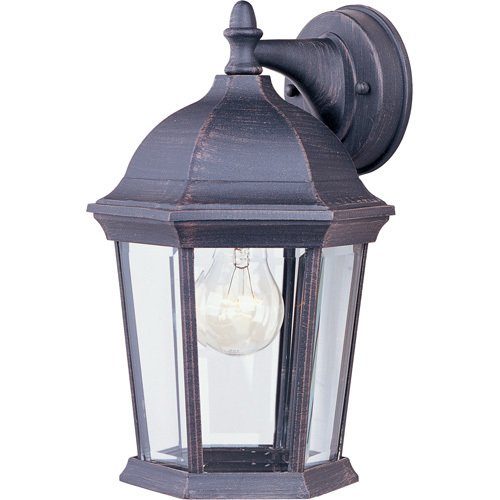 Maxim Lighting 8" 1-Light Outdoor Wall Lantern in Rust Patina