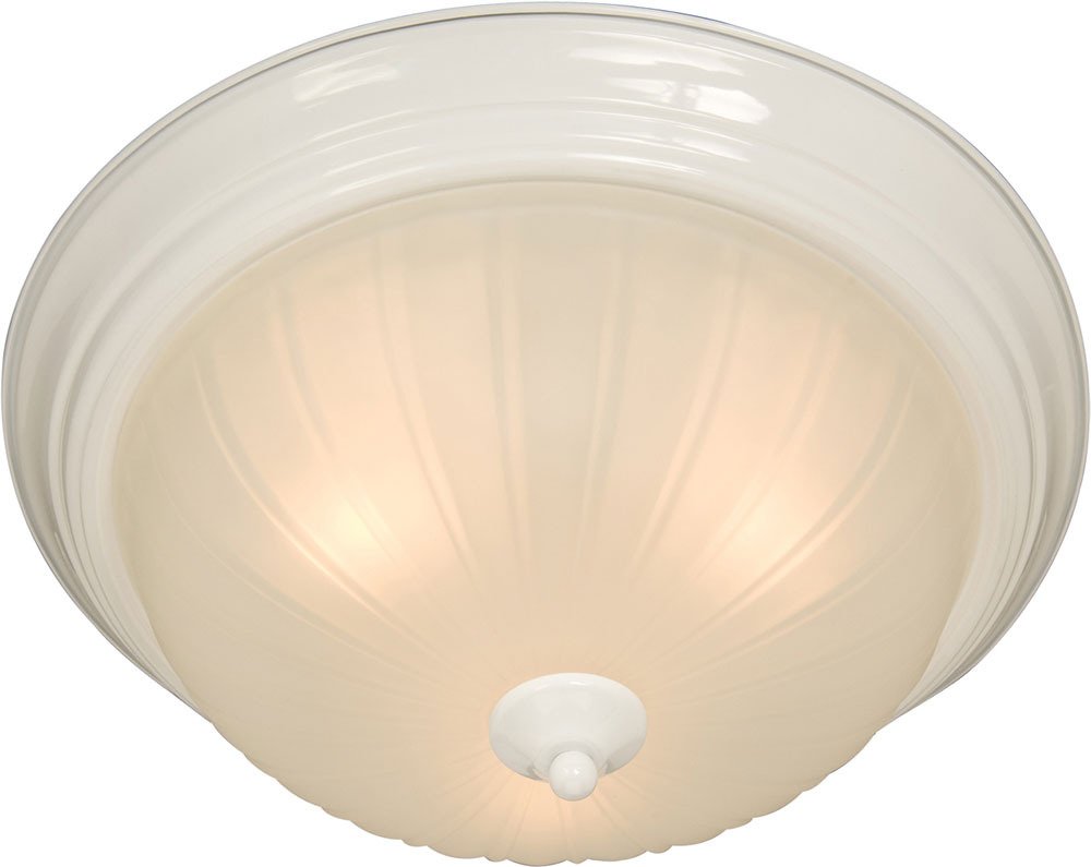 Maxim Lighting Essentials 3-Light Flush Mount in White