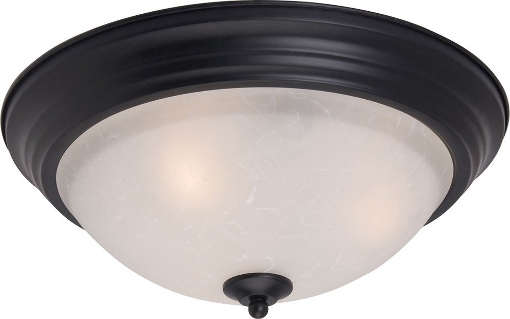 Maxim Lighting Essentials 2-Light Flush Mount in Black