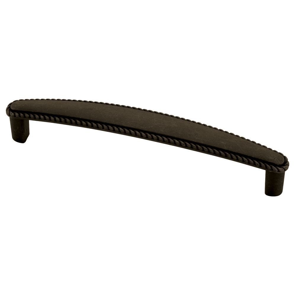 Liberty Hardware Large Braid Pull 128mm in Distressed Oil Rubbed Bronze