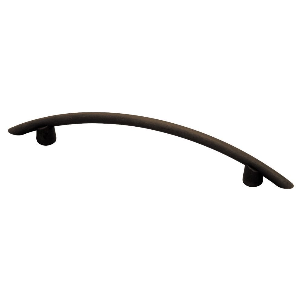 Liberty Hardware Large Thin Pull 96mm in Distressed Oil Rubbed Bronze