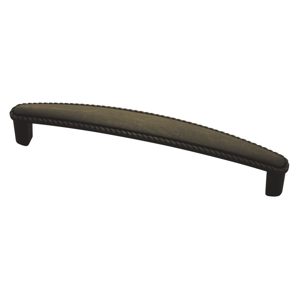 Liberty Hardware Small Braid Pull 96mm in Distressed Oil Rubbed Bronze
