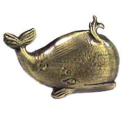 Novelty Hardware Whale Knob in Antique Copper