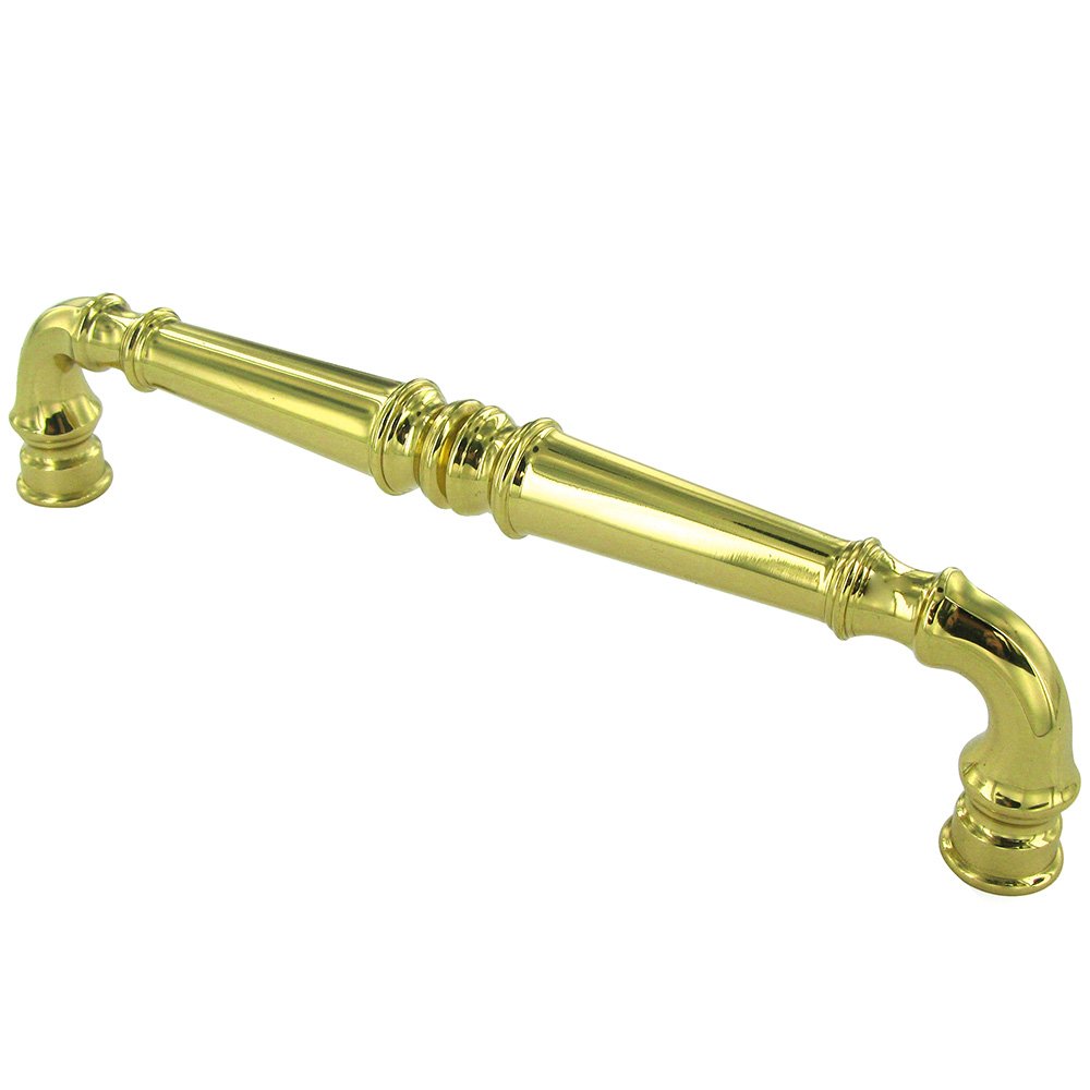 Omnia Hardware 8 5/8" Center Oversized Pull in Polished Brass Lacquered