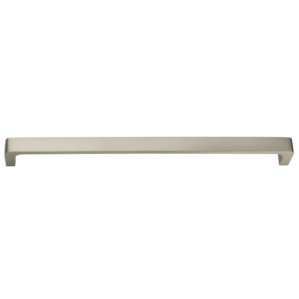 Omnia Hardware Solid Brass 17 5/16" Centers Wide Appliance Pull in Satin Nickel Lacquered