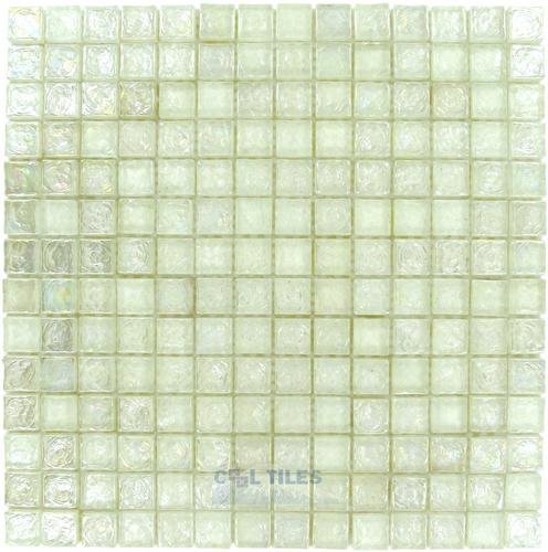 Onix Glass Tiles Iridescent Clear Squares