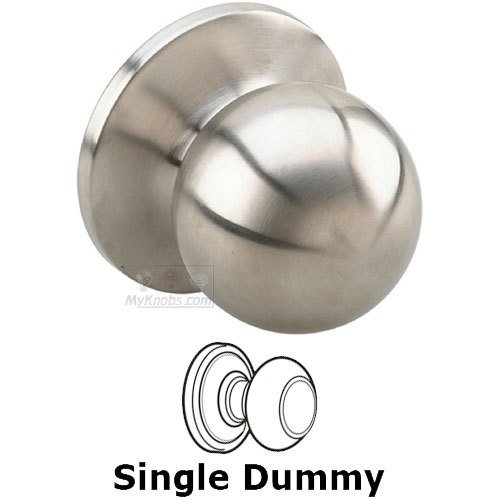 Richelieu Dummy Ball Door Knob in Stainless Steel