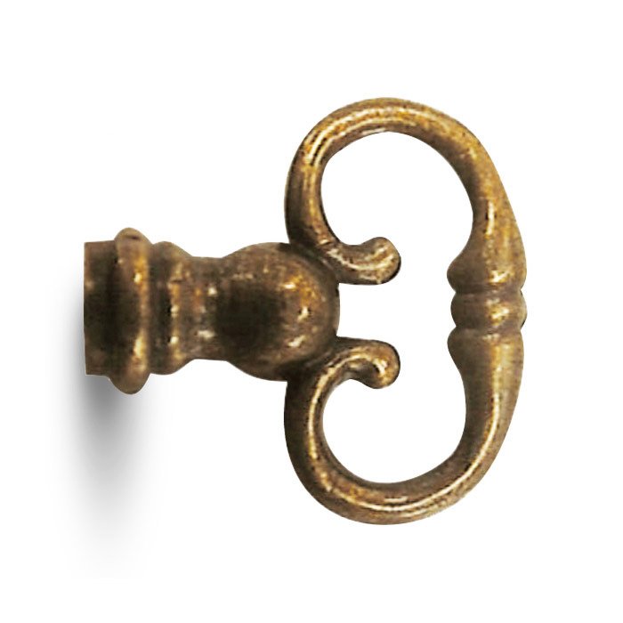 Richelieu Solid Brass 1 3/32" Mock Key in Antique English