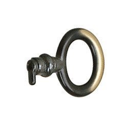 Richelieu Solid Brass 1 1/2" Long Plain Decorative Mock Key in Satin Bronze