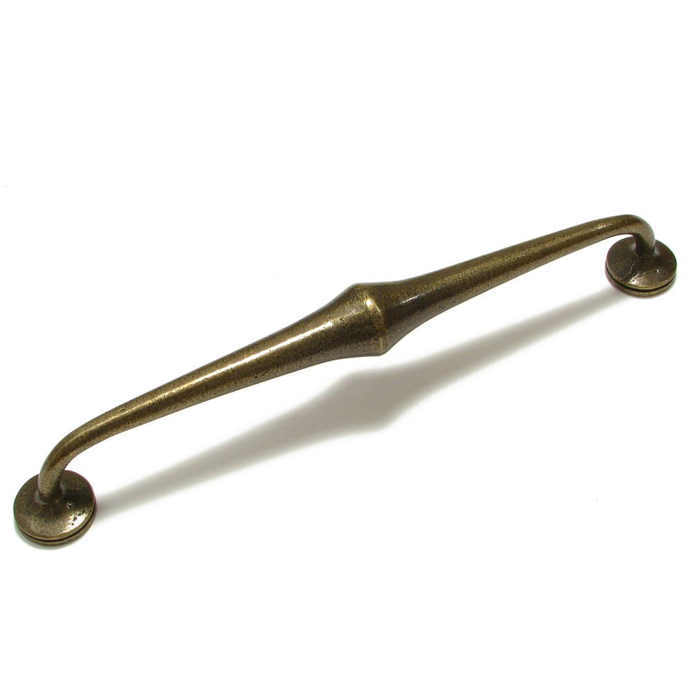 Richelieu Cast Iron 8 13/16" Centers Contoured Oversized Pull in English Bronze