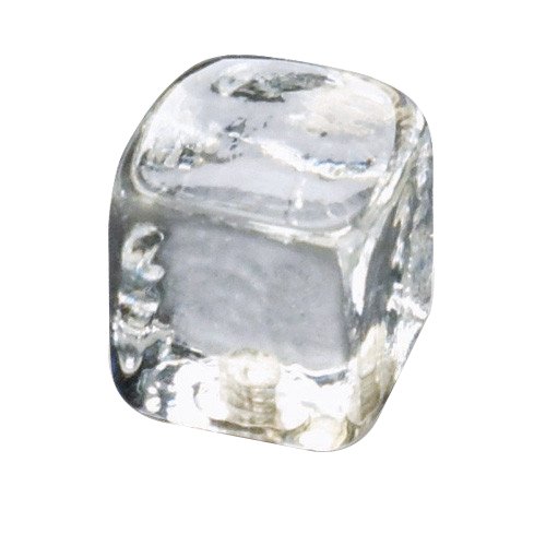 Richelieu 1" Ice Cube Knob in Clear Glass
