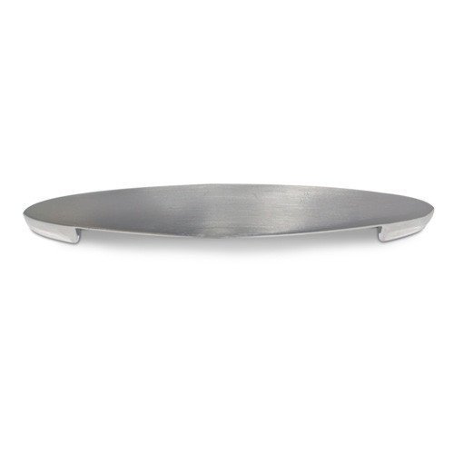 Richelieu 3 3/4" Centers Oblong Cup Pull in Brushed Nickel