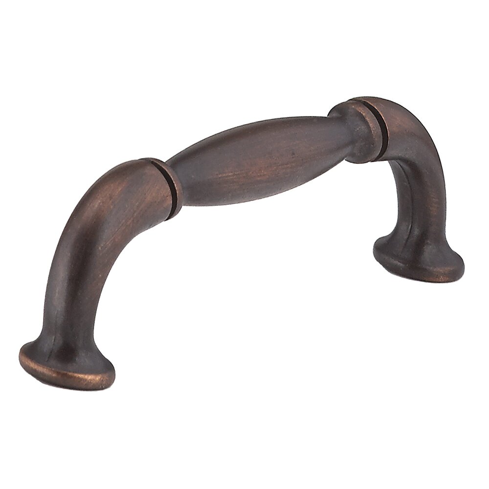 Richelieu 3 3/4" Centers Pull In Brushed Oil Rubbed Bronze