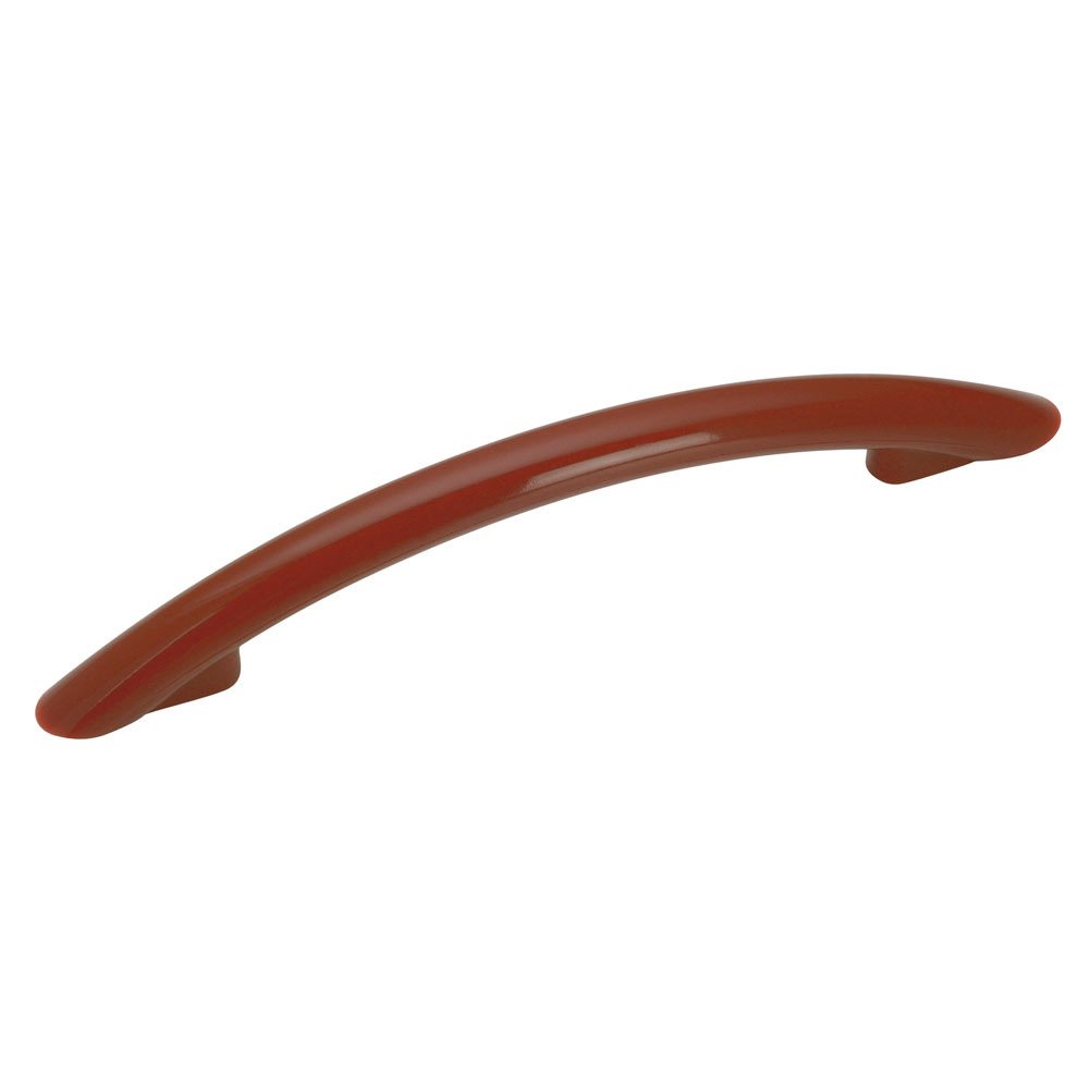 Richelieu Plastic 4" Centers Bow Pull in Mahogany