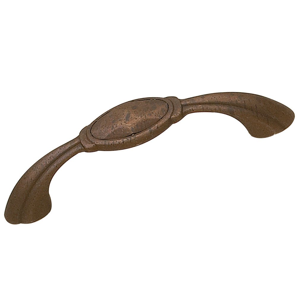 Richelieu 3 3/4" Centers Regal Handle in Spotted Bronze