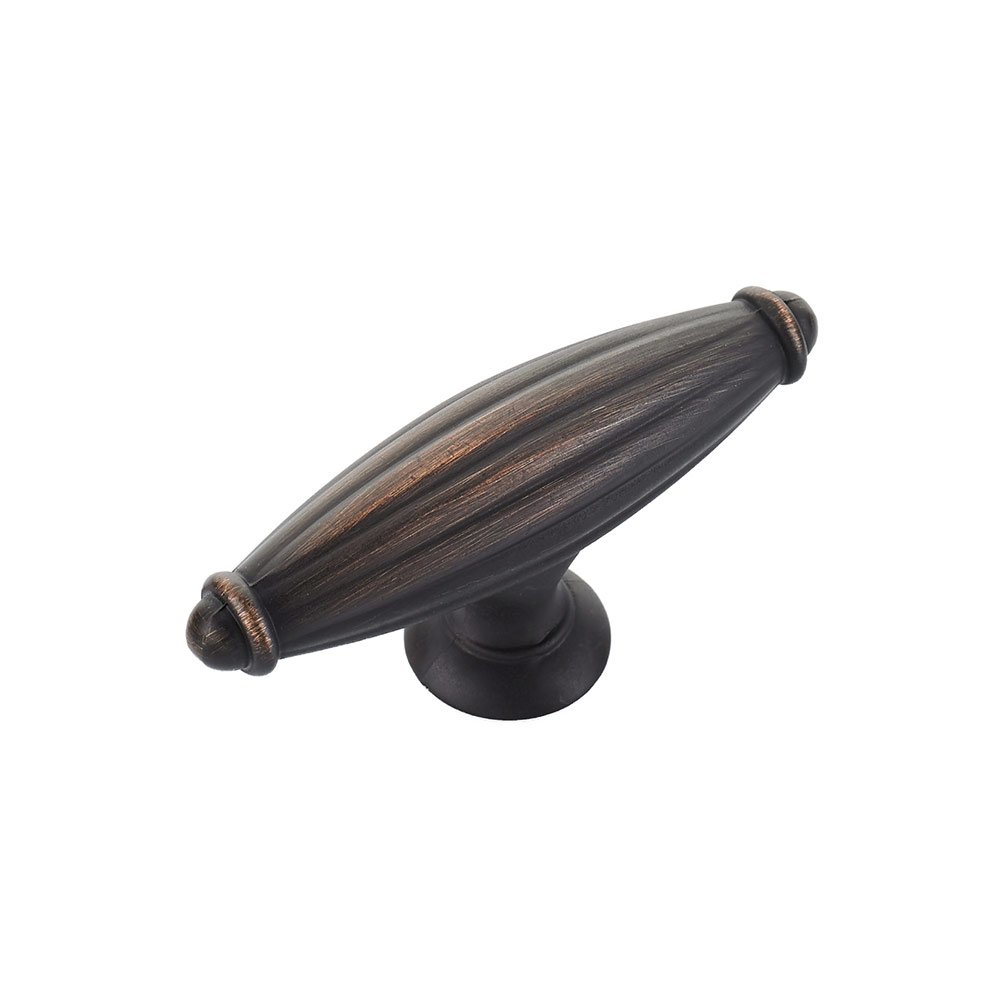 Richelieu 2 9/16" Long Indian Drum T-Knob in Brushed Oil Rubbed Bronze
