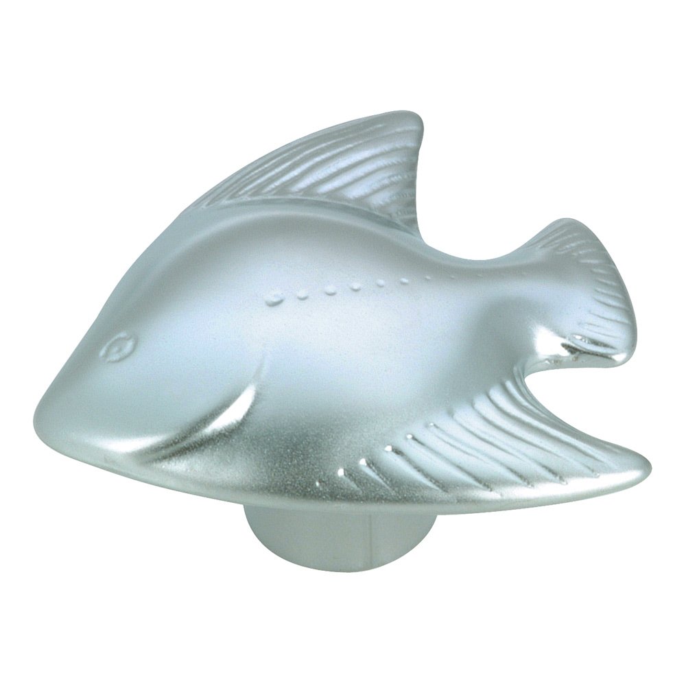 Richelieu 1 31/32" Fish Knob in Brushed Chrome