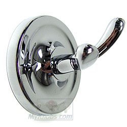 RK International Double Hook in Polished Chrome