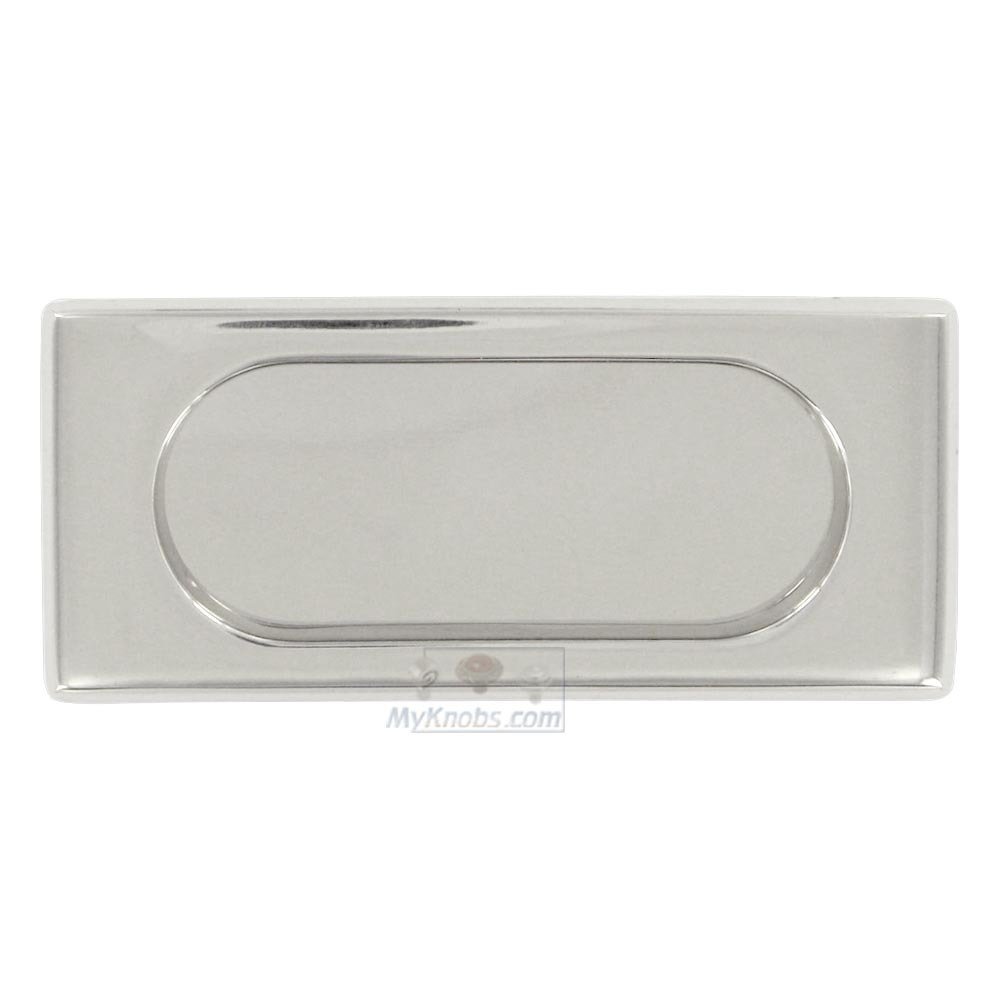 RK International Thick Rectangle in Polished Nickel