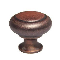 RK International Hollow Two Step Knob in Distressed Copper