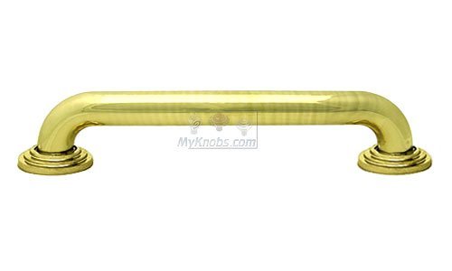 RK International 24" Grab Bar in Polished Brass
