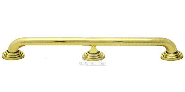 RK International 42" Grab Bar in Polished Brass
