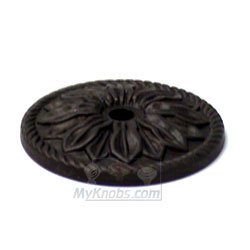 RK International Flower Backplate in Oil Rubbed Bronze