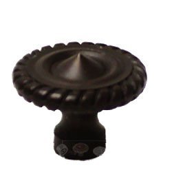 RK International 1 1/4" Rope at Edge Knob in Oil Rubbed Bronze