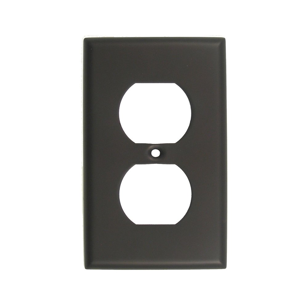 Rusticware Single Duplex Switchplate in Oil Rubbed Bronze