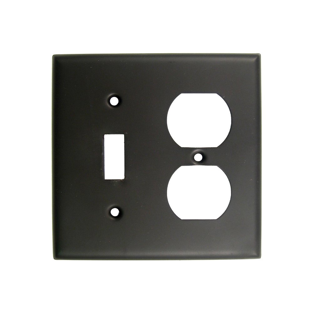 Rusticware Single Duplex Single Toggle Combination Switchplate in Oil Rubbed Bronze