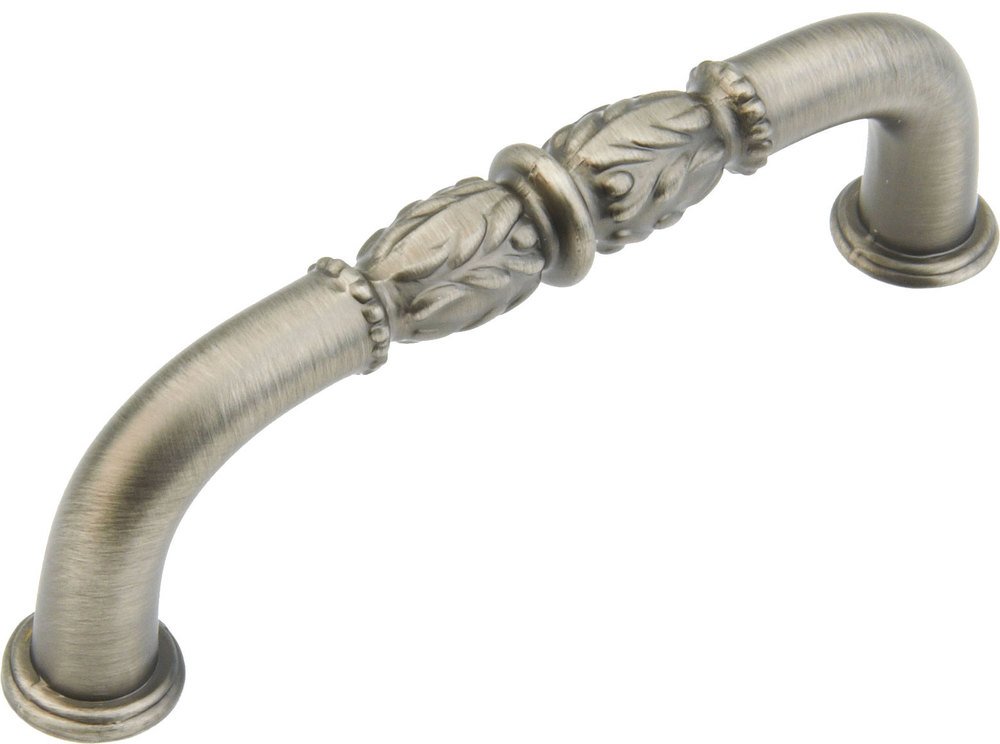 Schaub and Company 3 3/4" Flora Beaded Pull in Antique Nickel