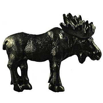 Sierra Lifestyles Realistic Moose Pull in Bronzed Black