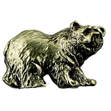 Sierra Lifestyles Grizzly Pull in Antique Brass