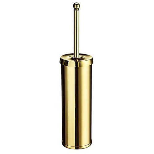 Smedbo Solid Brass Free Standing Toilet Brush in Polished Brass