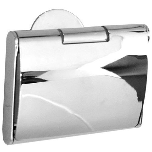 Smedbo European Toilet Paper Holder with Lid in Polished Chrome