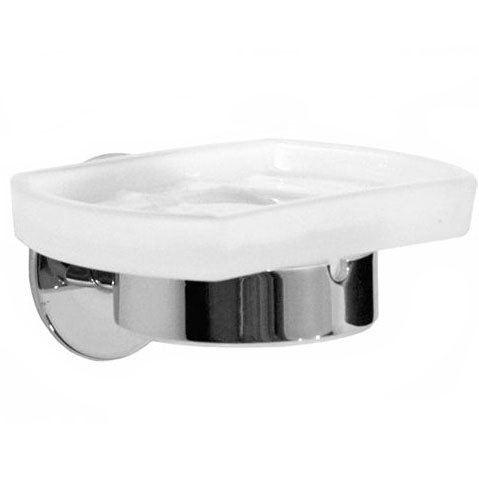 Smedbo Holder with Soap Dish in Polished Chrome